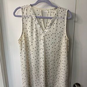 Pleione Cream and Black Star Blouse